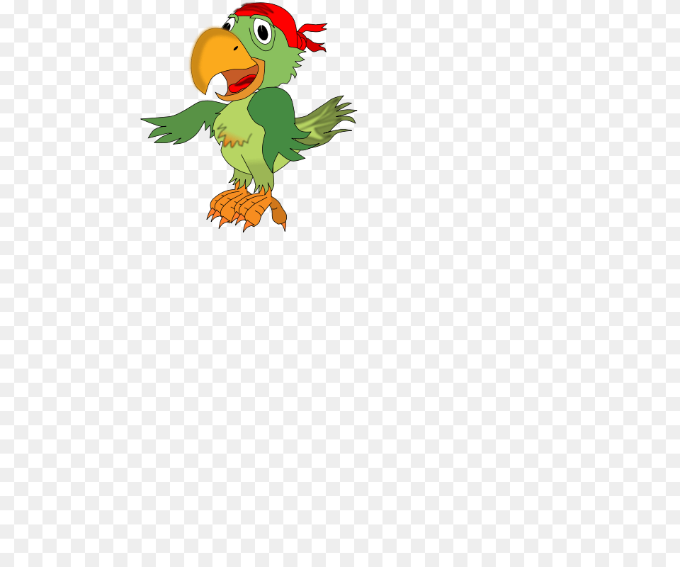 Clipart Pirate Parrot Eypros, Animal, Beak, Bird, Cartoon Free Png