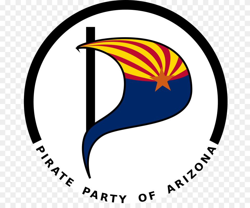 Clipart Pirate Party Of Arizona Logo Lalitpatanpur, Emblem, Symbol Free Png Download