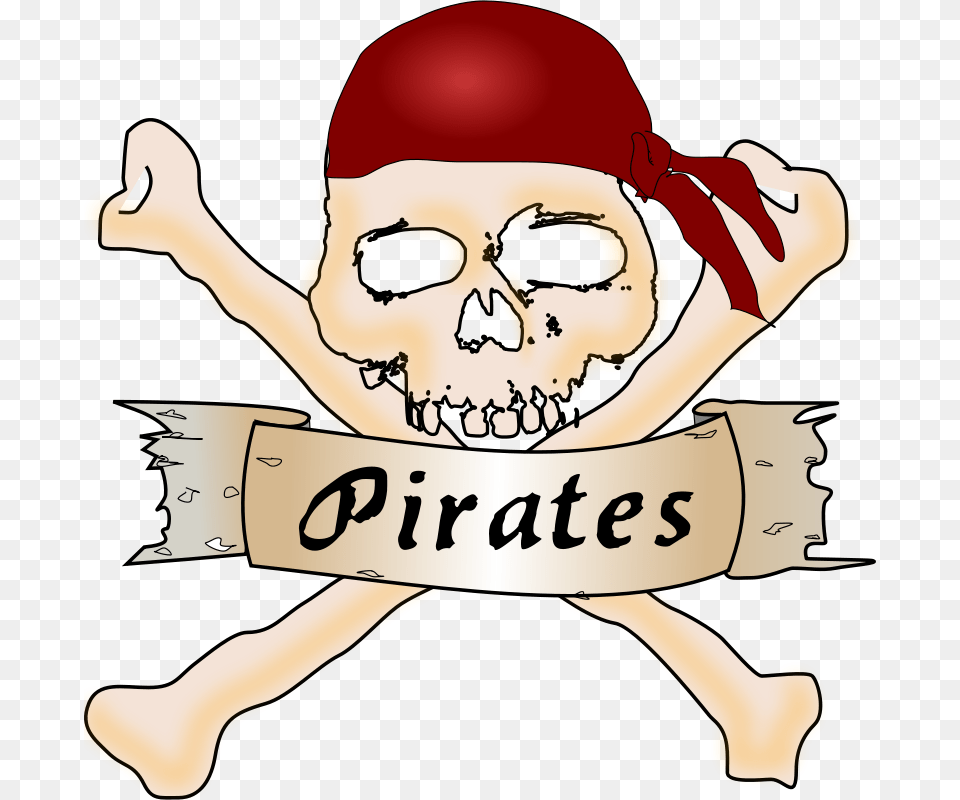 Clipart Pirate Skull Chrisdesign, Baby, Person, Face, Head Png Image