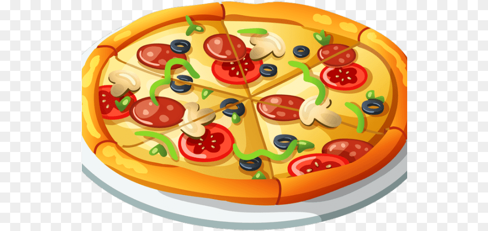 Clipart Pizza, Birthday Cake, Cake, Cream, Dessert Free Transparent Png