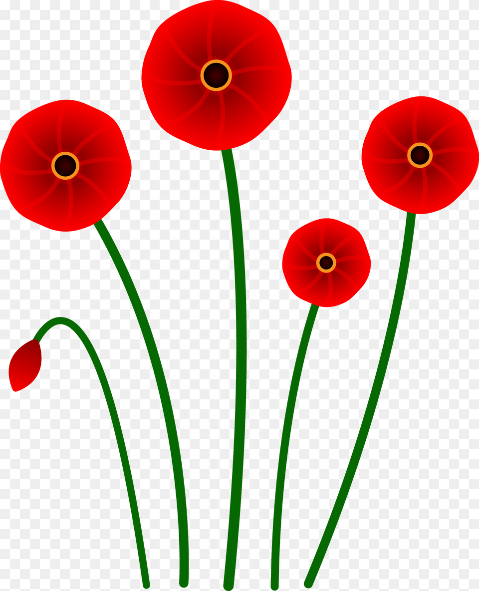 Clipart Poppy Red Flowers Clip Art, Flower, Petal, Plant, Gas Pump Free Transparent Png