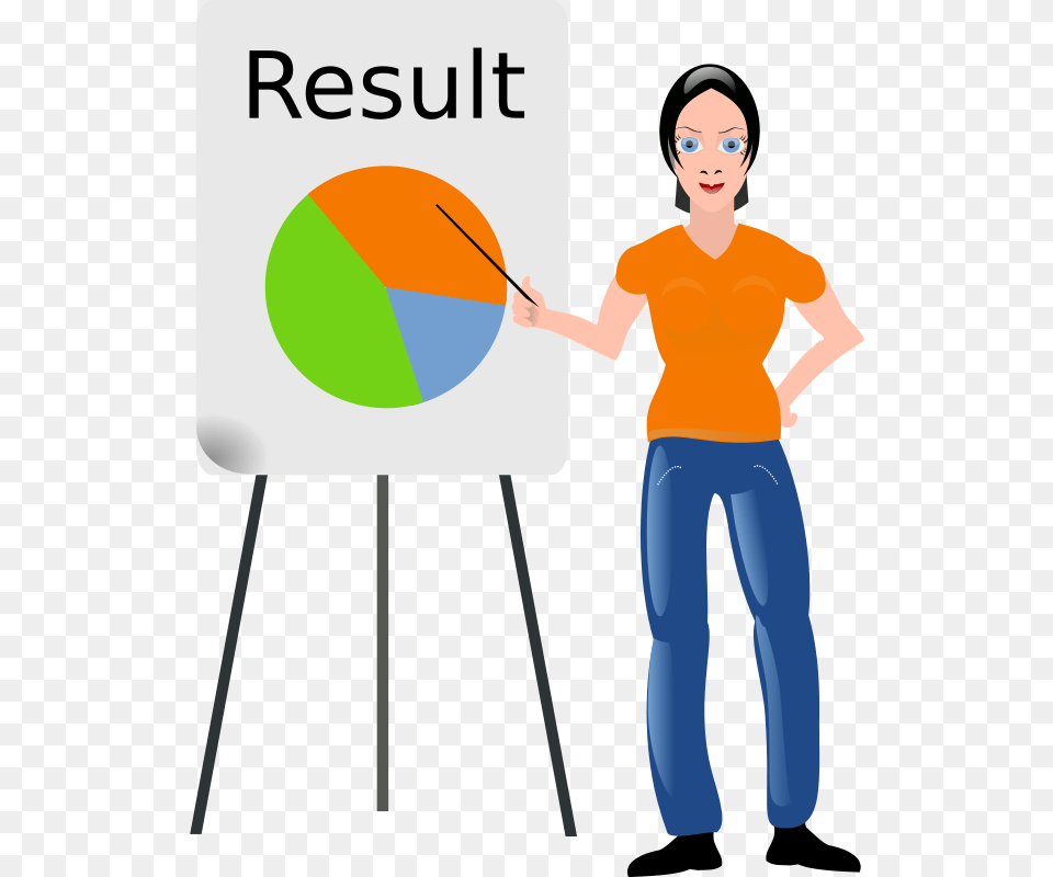 Clipart Presentation With Girl, Adult, Female, Person, Woman Png Image