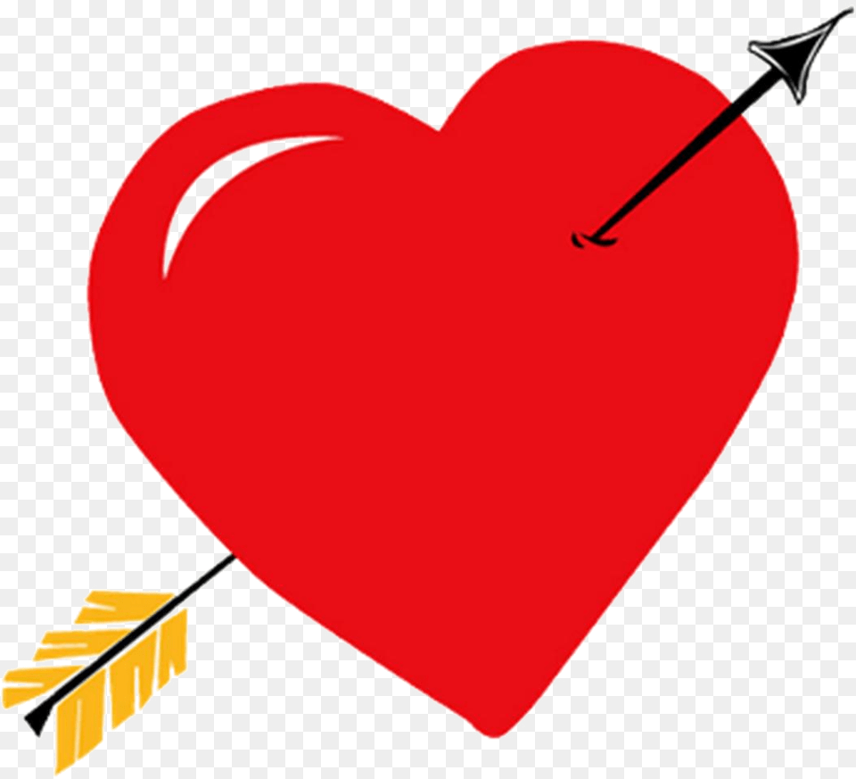 Clipart Psd Dibujos De Amor Corazon Y Cupido, Heart Free Png