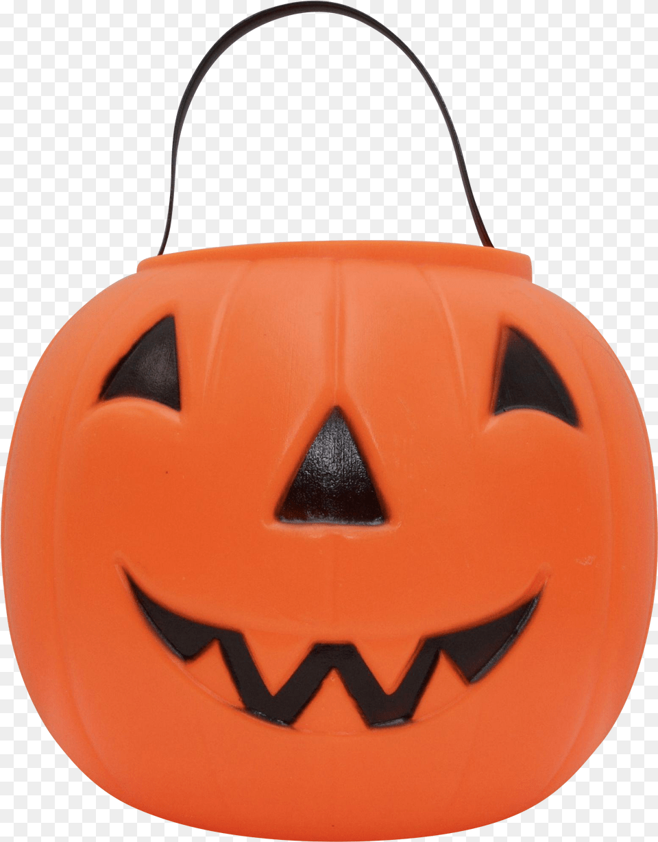 Clipart Pumpkin Pail Trick Or Treat Bucket, Accessories, Bag, Handbag, Purse Free Transparent Png