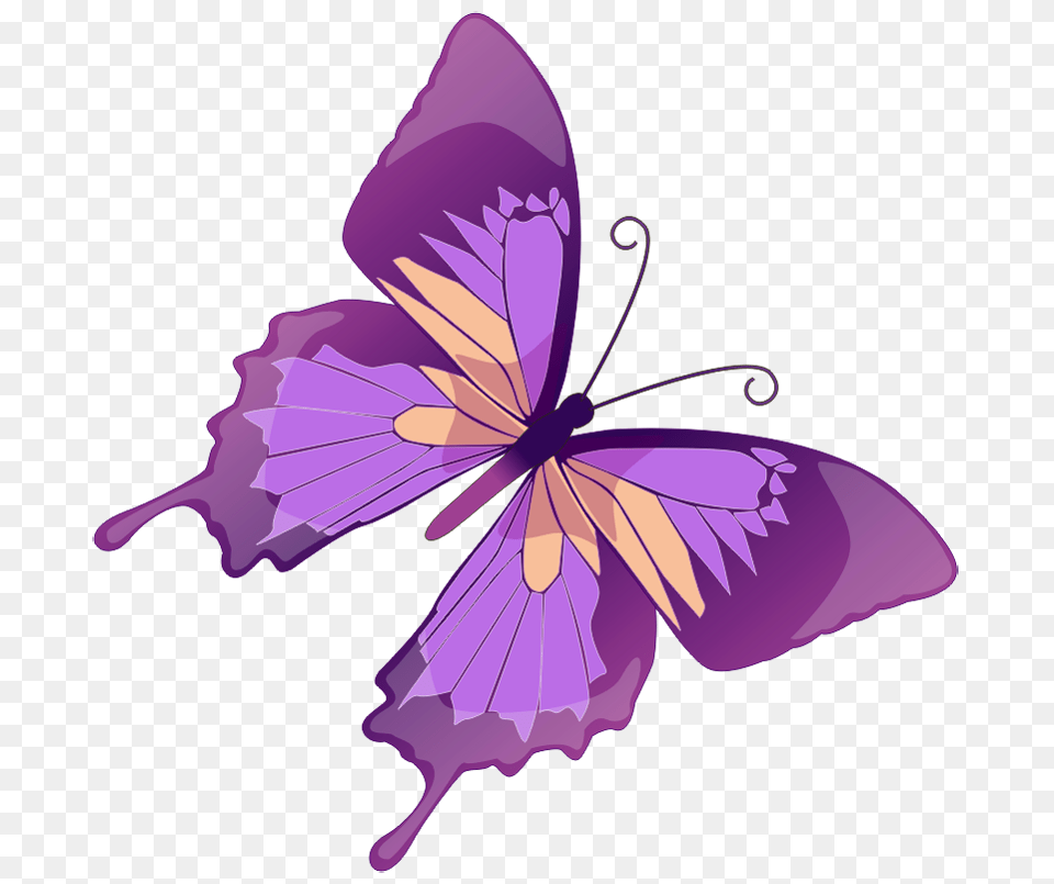 Clipart Purple Butterfly Clip Art Images, Flower, Geranium, Plant, Petal Free Png