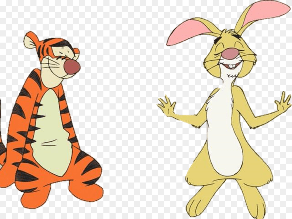 Clipart Rabbit Tigger, Cartoon, Baby, Person Free Transparent Png