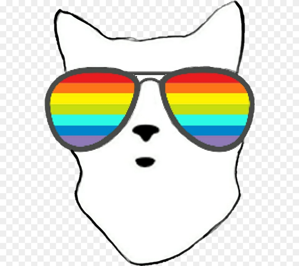 Clipart Rainbow Sunglasses Illustration, Accessories, Glasses, Person, Face Png Image