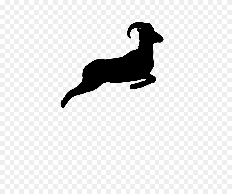 Clipart Ram Jumping Last Dino, Gray Png Image