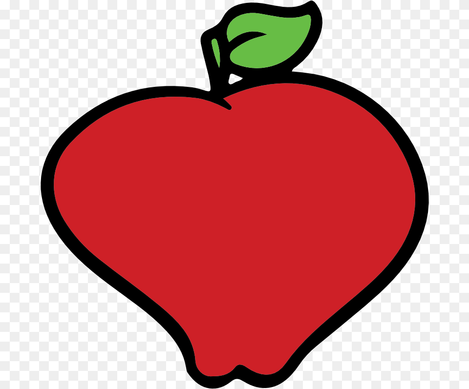 Clipart Red Apple Clipartsco Clip Art, Produce, Plant, Food, Fruit Free Png Download