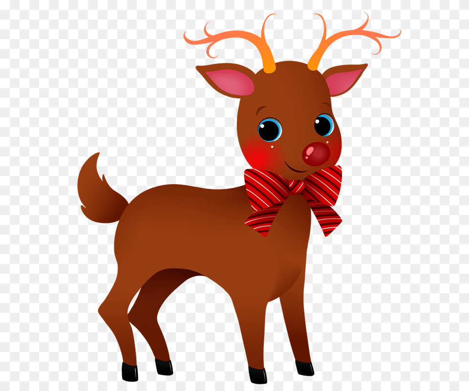 Clipart Reindeer Look, Animal, Deer, Mammal, Wildlife Free Transparent Png