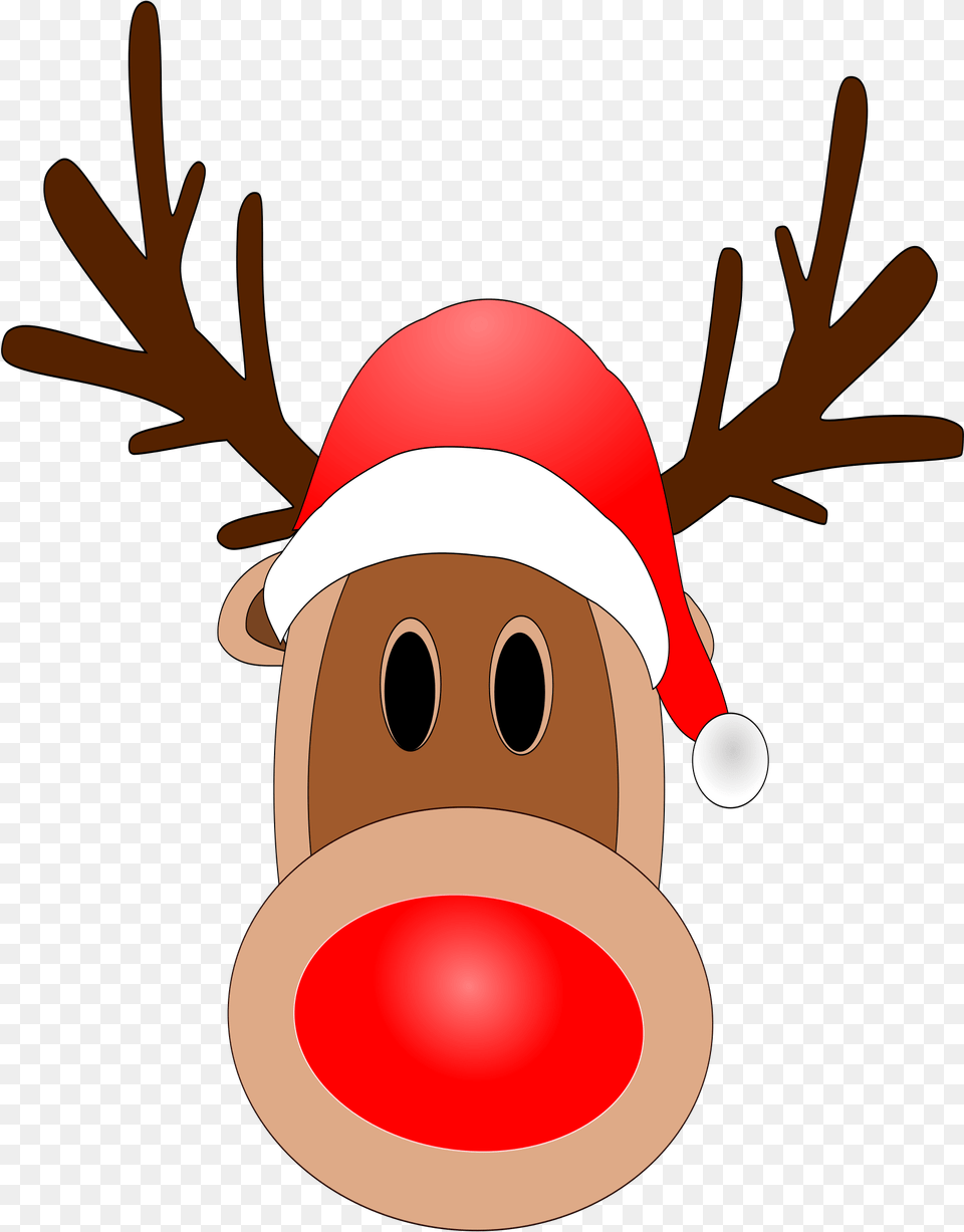 Clipart Reindeer Red Nose Png Image