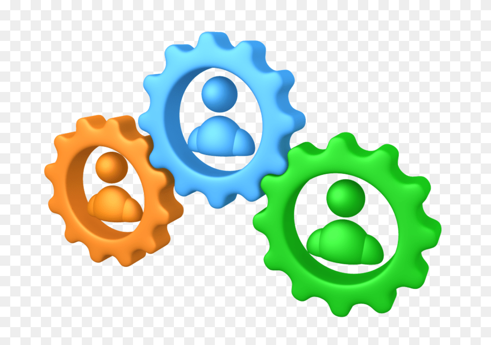Clipart Resolution Symbols Of Teamwork, Machine, Gear Png Image