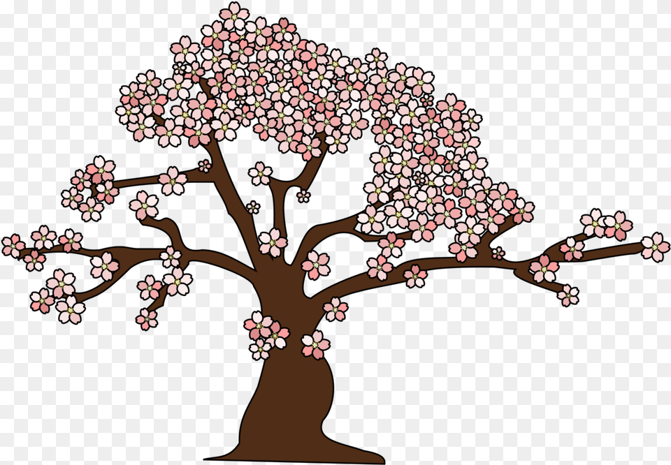 Clipart Resolution Cherry Blossom Tree Vector, Flower, Plant, Cherry Blossom Free Png