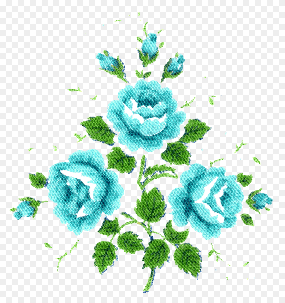 Clipart Resolution Vintage Flowers Teal, Rainforest, Land, Nature, Outdoors Free Png Download