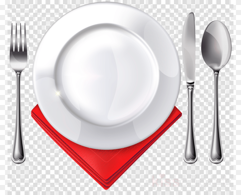 Clipart Resolution Plate Knife And Fork, Cutlery, Spoon, Food, Meal Free Png Download