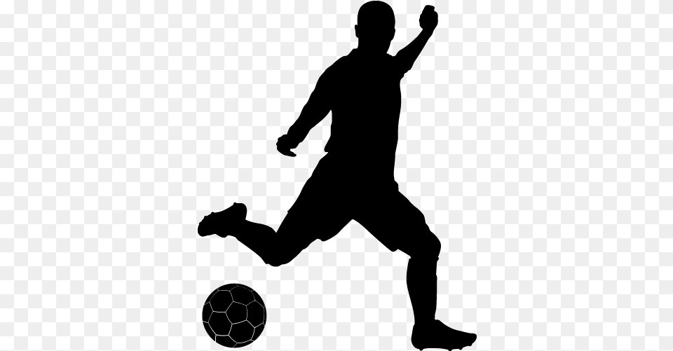 Clipart Resolution Football Silhouette, Kicking, Person Free Png Download