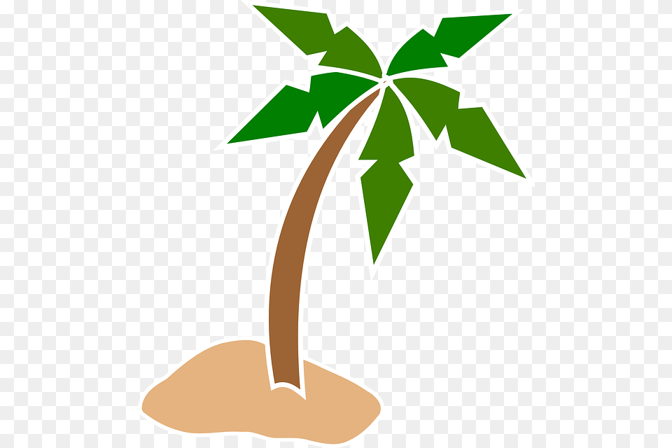 Clipart Resolution Person On Desert Island, Leaf, Plant, Tree, Herbal Free Png Download