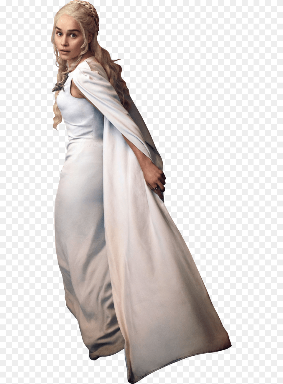 Clipart Resolution Daenerys Cosplay 5 Season Game Of Thrones, Cape, Clothing, Dress, Gown Png Image