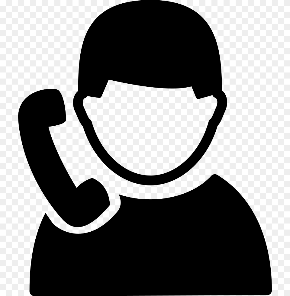 Clipart Resolution Person Calling Icon, Stencil, Baby Free Png Download