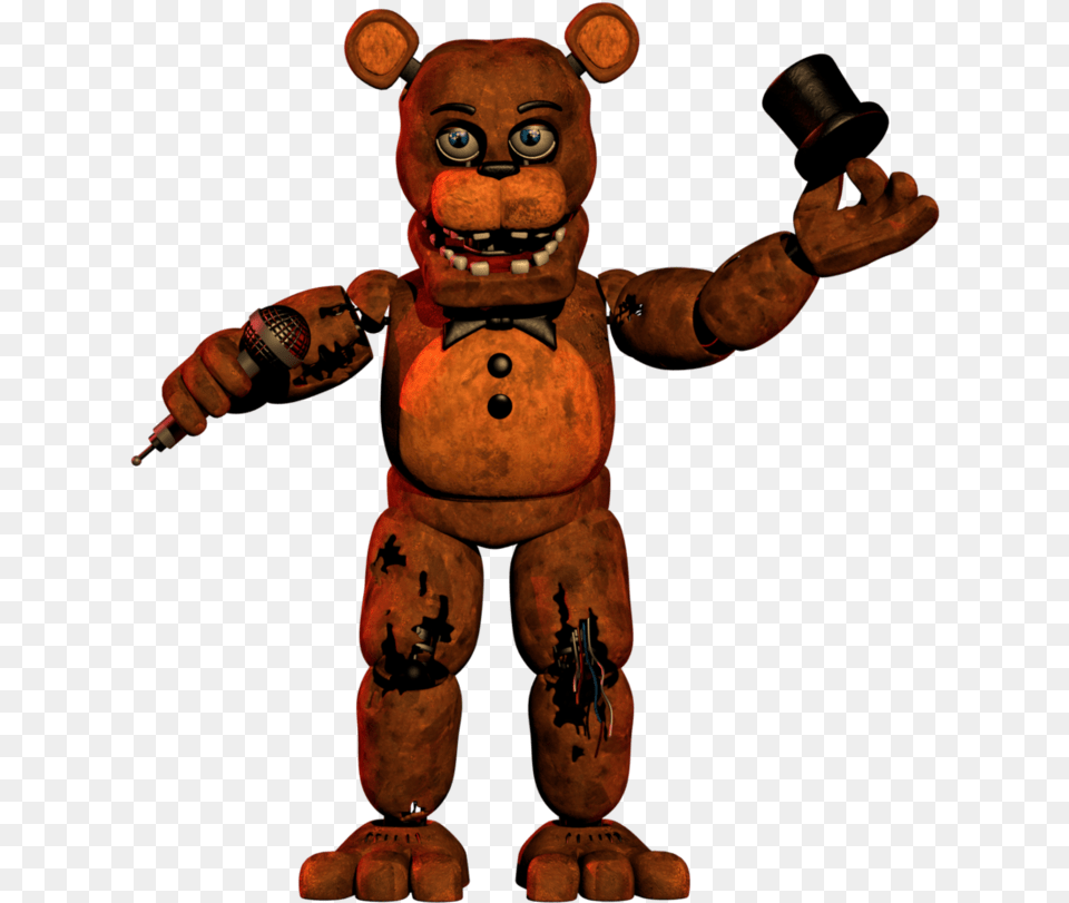 Clipart Resolution Fnaf Withered Freddy Full Body, Toy, Robot, Figurine Free Png Download