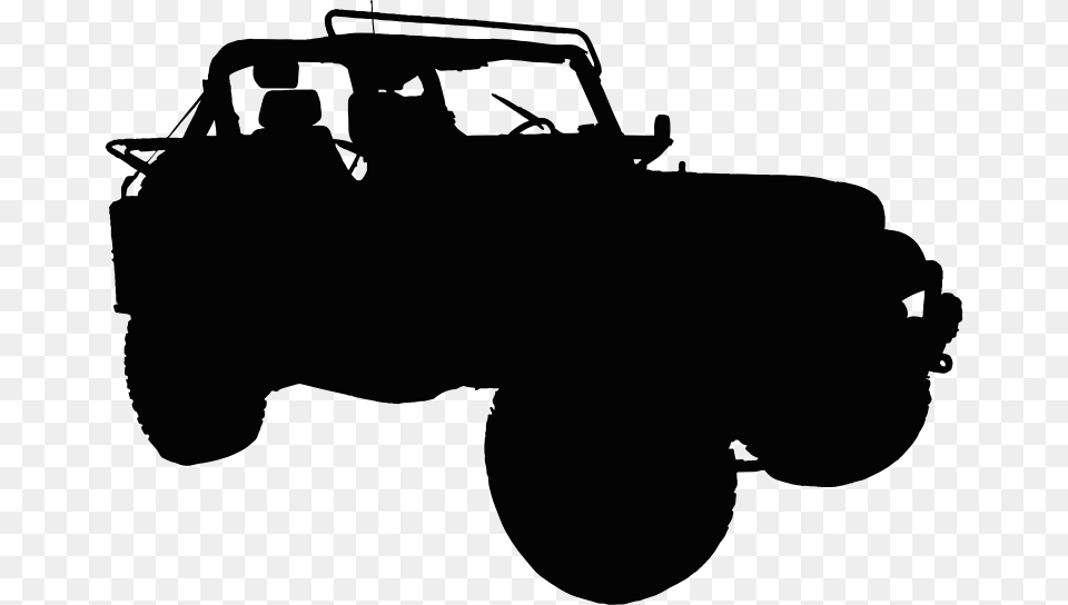 Clipart Road Silhouette Jeep Silhouette, Transportation, Vehicle, Car Free Transparent Png