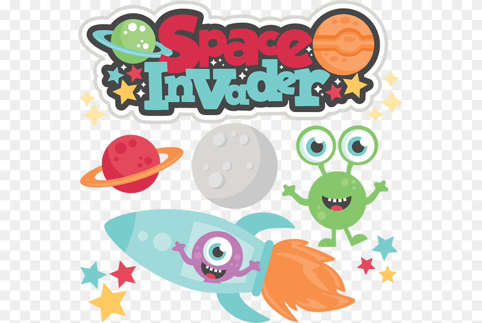 Clipart Rocket Space Invaders Miss Kate Cuttables Space, Advertisement, Art, Graphics, Ice Cream Free Transparent Png