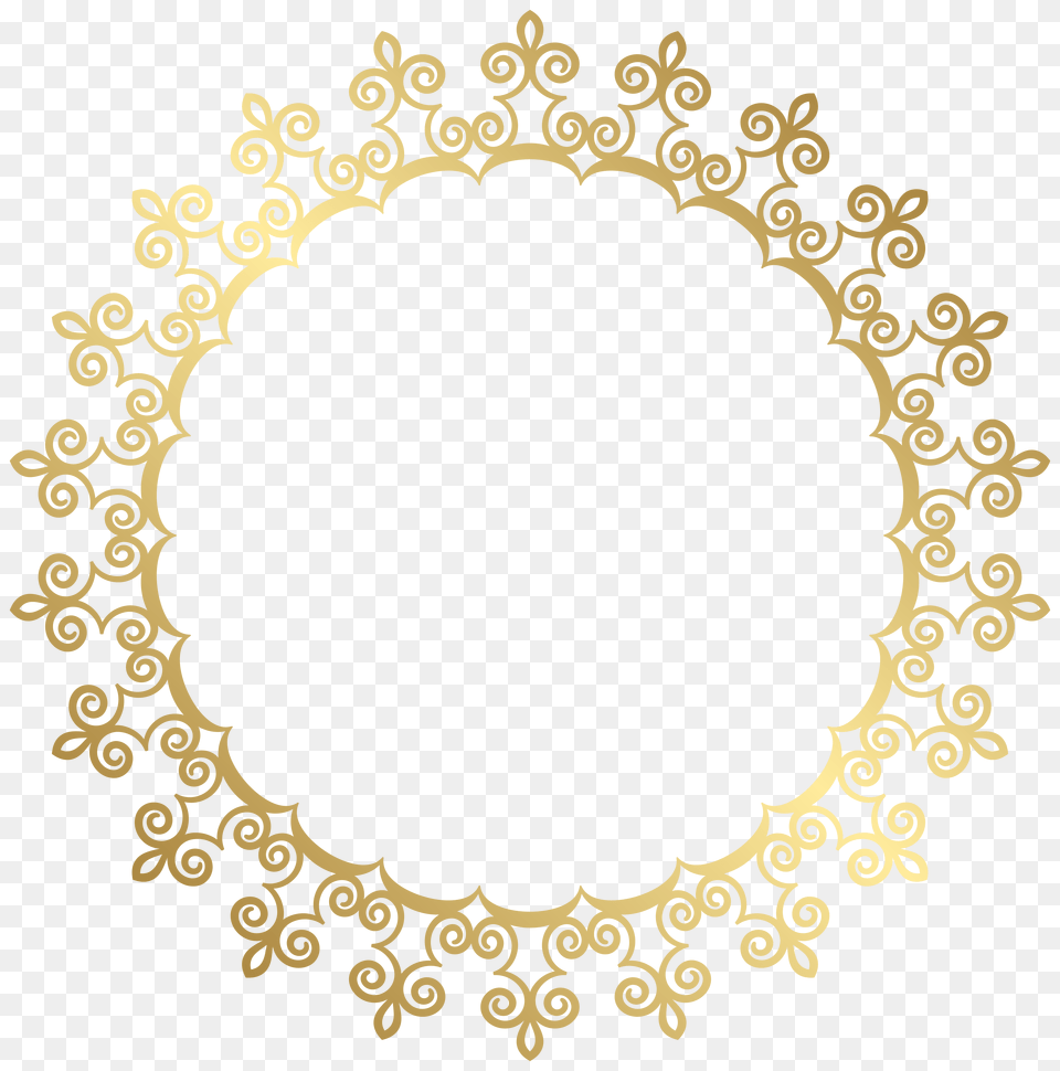 Clipart Round Lace Border, Lighting, Sunlight, First Aid, Gold Png Image