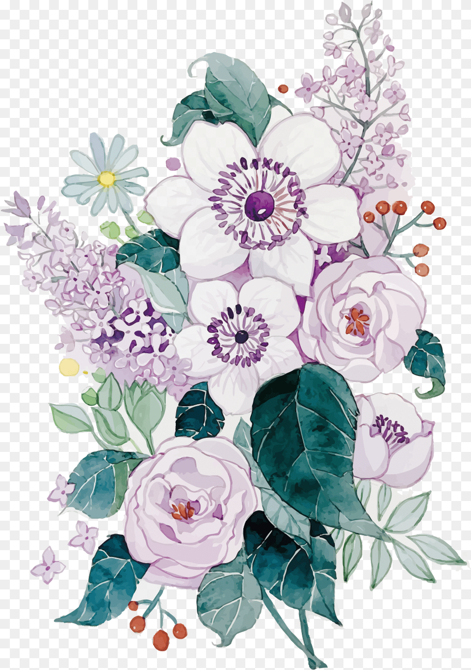 Clipart Royalty Floral Design Flower Painting Best Watercolor Flower, Art, Floral Design, Pattern, Graphics Png Image