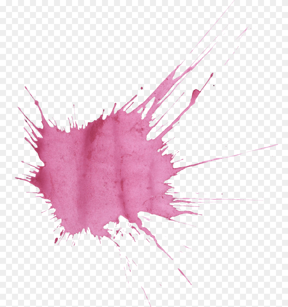Clipart Royalty Library Purple Watercolor Splatter Pink Paint Splatter, Stain, Person, Powder, Fireworks Free Png Download