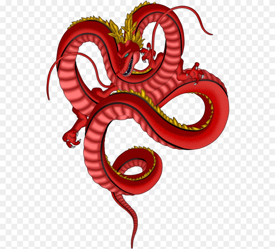 Clipart Royalty Red Dragon By Byceci Dragon Ball Z Shenlong Rojo Free Transparent Png