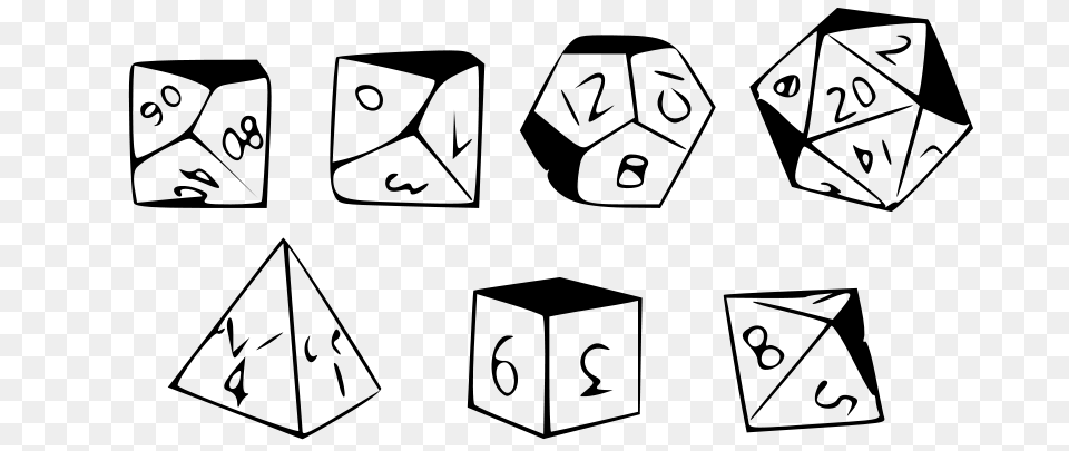 Clipart Rpg Dice Jpneok, Gray Png Image