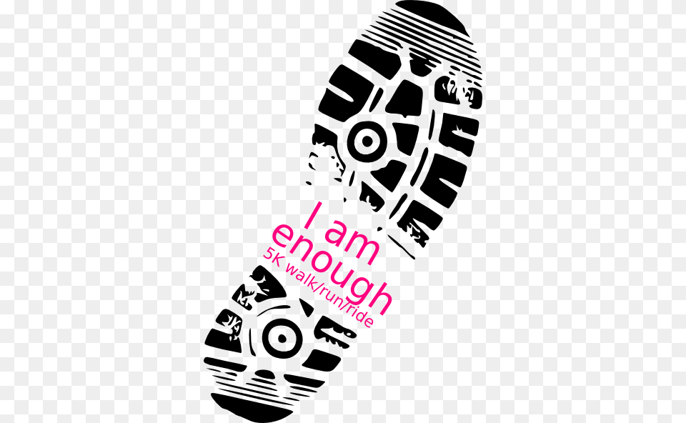 Clipart Running Shoes Running Shoe Print Clip Art Can Du Week, Stencil, Face, Head, Person Free Png Download