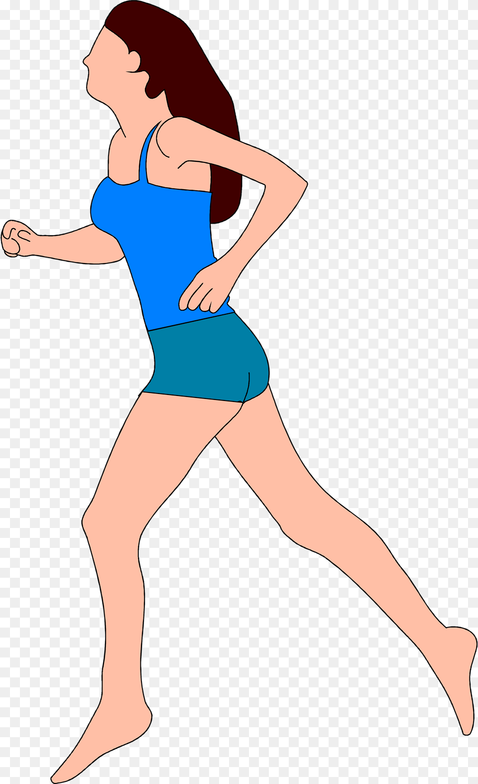 Clipart Running Woman Collection, Dancing, Leisure Activities, Person, Adult Free Png Download