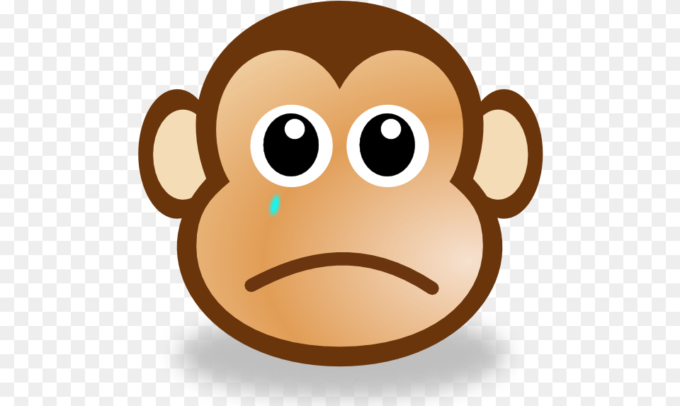Clipart Sad Monkey, Baby, Person Free Png