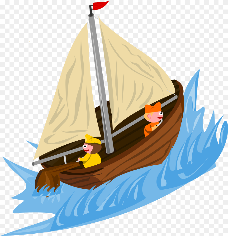 Clipart Sailing Clipart, Boat, Sailboat, Transportation, Vehicle Png Image