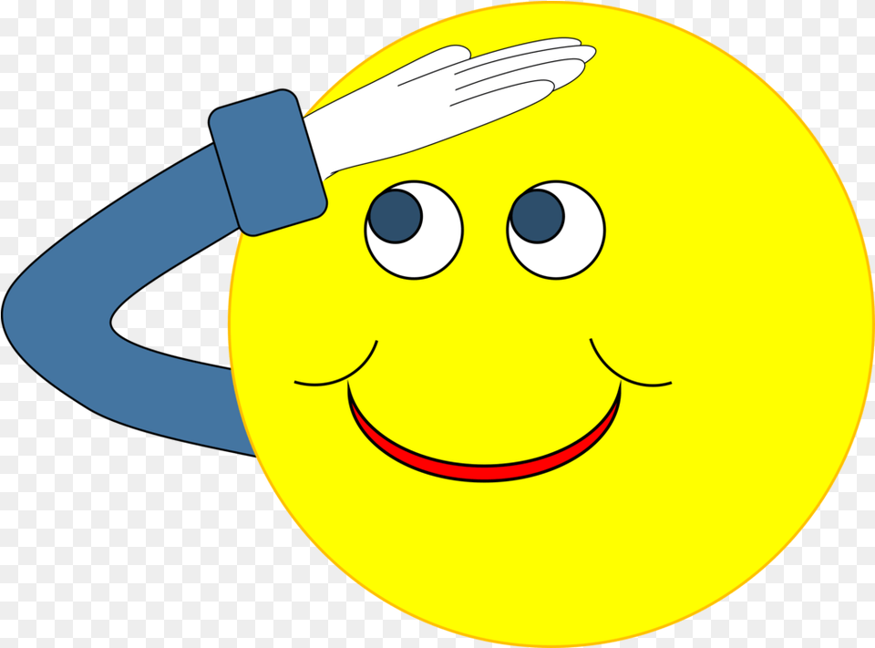 Clipart Salute Smiley, Astronomy, Moon, Nature, Night Free Png Download
