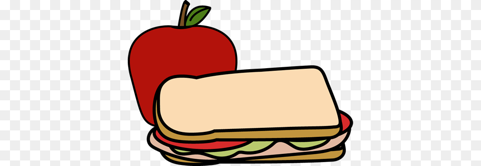 Clipart Sandwich, Food, Lunch, Meal, Apple Png Image