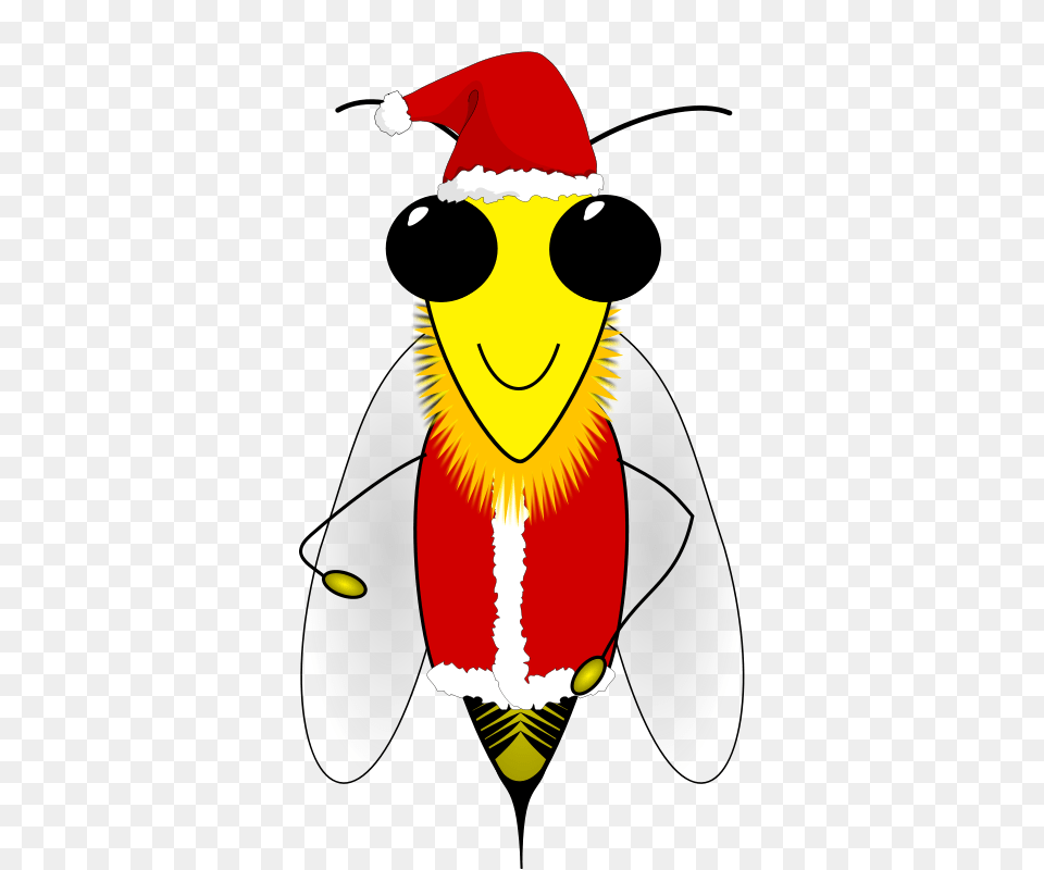 Clipart Santa Honey Bee Jesseakc, Animal, Beak, Bird, Baby Free Transparent Png