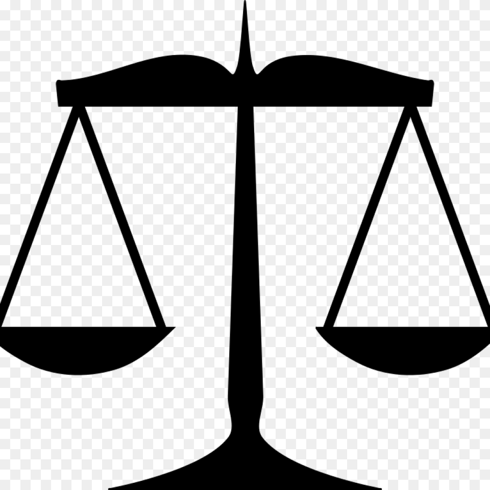 Clipart Scales Of Justice Clipart Download, Gray Free Png