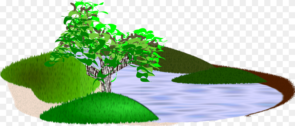 Clipart Scenery Clip Art, Green, Vegetation, Tree, Plant Png