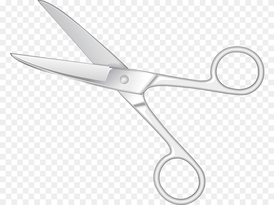 Clipart Scissors Black Background, Blade, Shears, Weapon, Dagger Png