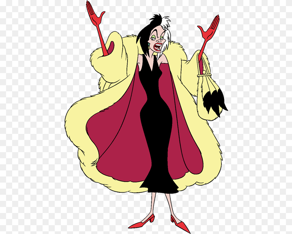 Clipart September Cruella De Vil, Adult, Person, Female, Woman Free Png