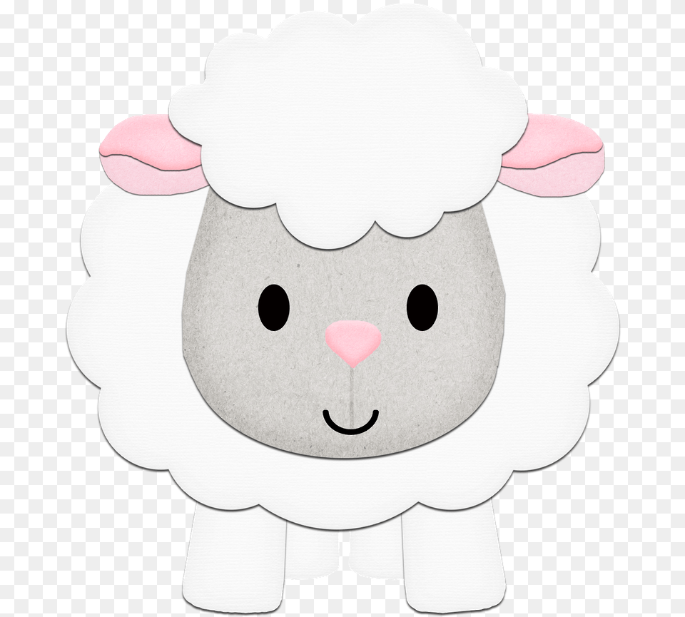Clipart Sheep Baby Shower Baby Girl Sheep Clipart, Plush, Toy, Livestock, Face Free Png Download