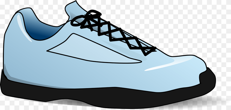 Clipart Shoe Clipart Black And White, Clothing, Footwear, Sneaker, Running Shoe Png