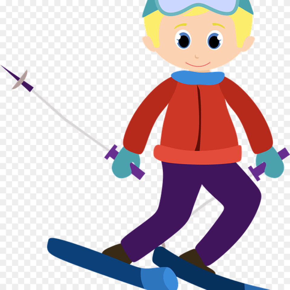 Clipart Ski Free Clipart Download, Outdoors, Nature, Baby, Person Png Image