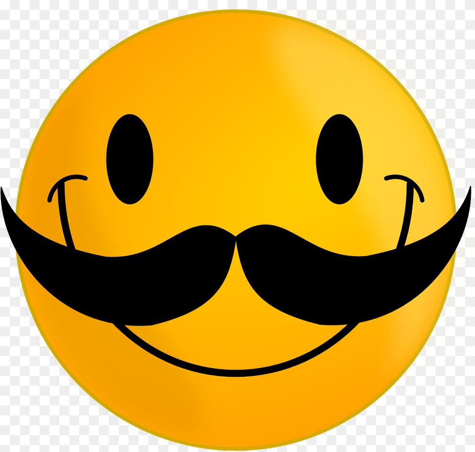 Clipart Smiles, Face, Head, Person, Mustache Free Png