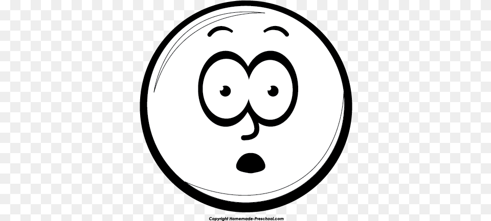 Clipart Smiley Face Black And White Google Search Black And White Funny Face Clipart, Stencil, Disk, Bowling, Leisure Activities Free Png