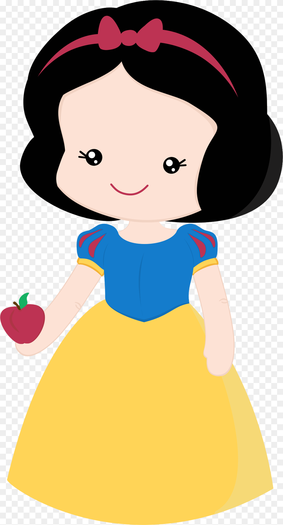 Clipart Snow White Disney And Snow, Baby, Person, Toy, Doll Png