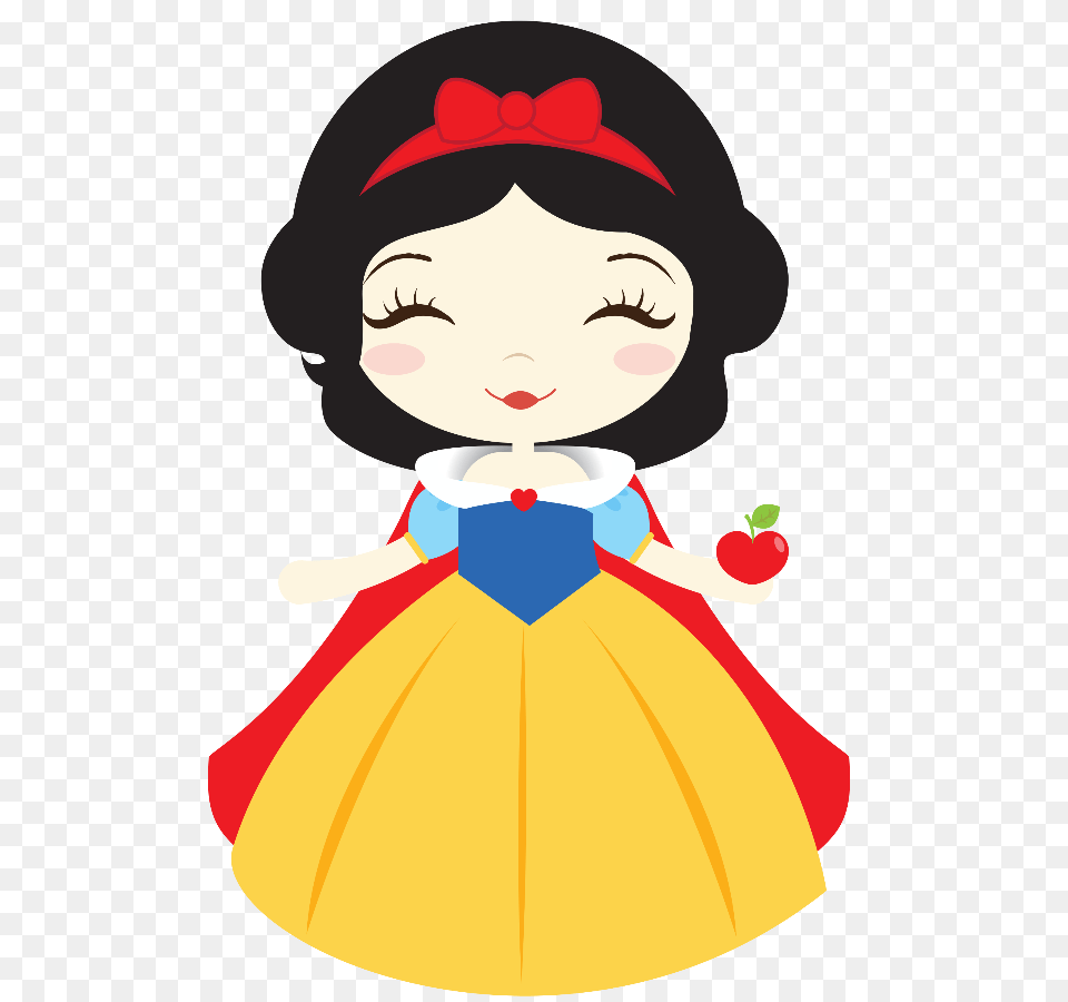 Clipart Snow White Snow And Disney, Baby, Person, Face, Head Png