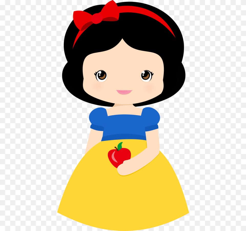 Clipart Snow White Snow And Snow, Face, Head, Person, Baby Free Png Download